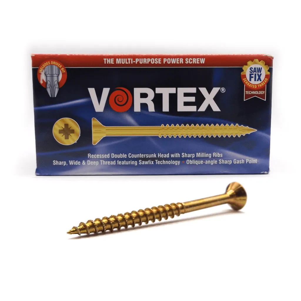 4mm X 35mm Vortex® High Performance Woodscrews FT - Box of 200