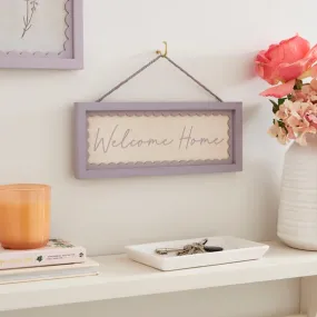 Remi Welcome Home Hanging Plaque